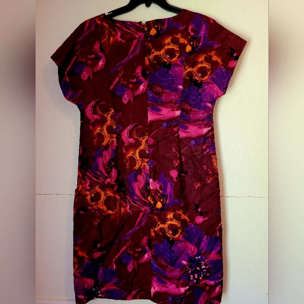 Dana Buchaman Multi Color Size 14 Dress